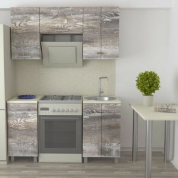 Кухонный гарнитур №2 - бетон пайн